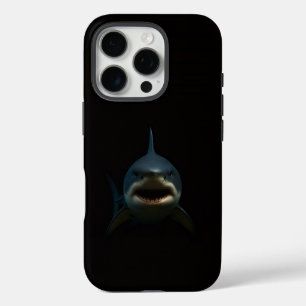 Funda iPhone 16 Pro Tiburón Blanco 4 Luxe iPhone 16 Pro, Gran Tiburón 