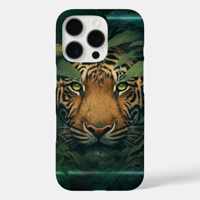 Funda iPhone 16 Pro Tiger hiding in Foliage               (Reverso )