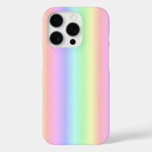 Funda iPhone 16 Pro Tiras de arcoiris Pastel - patrón