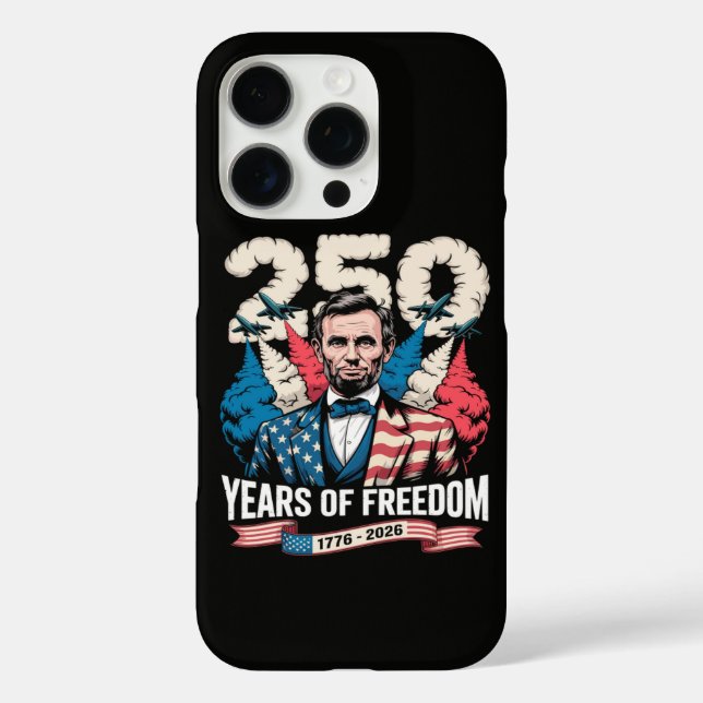 Funda iPhone 16 Pro Tocando la guitarra 250 años (Reverso )