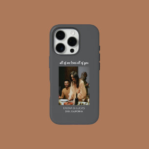 Funda iPhone 16 Pro Todo de Mí Ama Todo de Ti Colograma de Fotos Perso