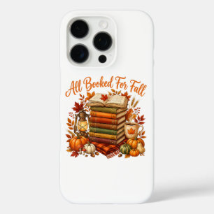 Funda iPhone 16 Pro Todo reservado para otoño Libros Café Acogedor Oto