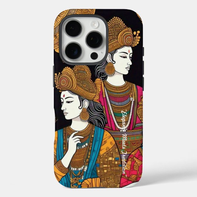 Funda iPhone 16 Pro "Toque de oro festivo" (Reverso )