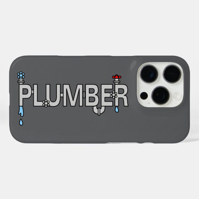 Funda iPhone 16 Pro Tuberías de plomo (Reverso (Horizontal))