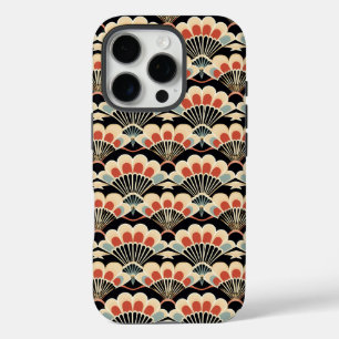 Funda iPhone 16 Pro Ventilador Art Deco Estilo Vintage Imprimir estuch