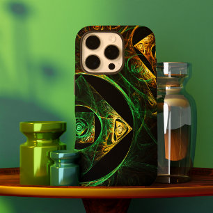 Funda iPhone 16 Pro Vibraciones mágicas Resumen de arte