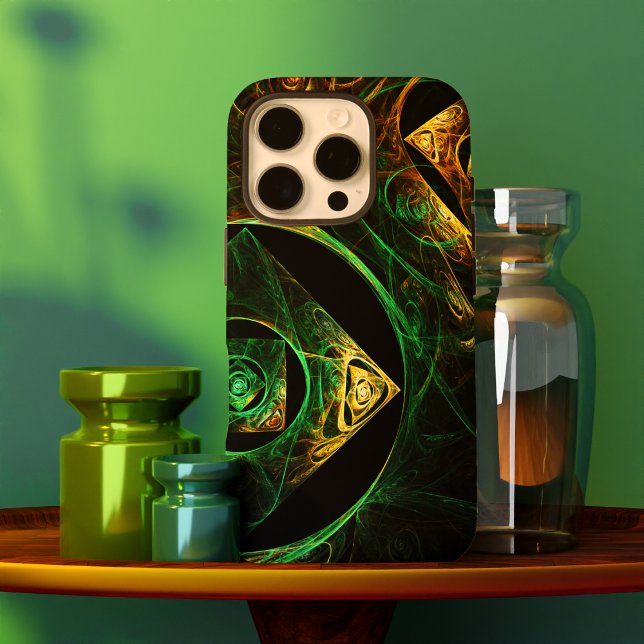 Funda iPhone 16 Pro Vibraciones mágicas Resumen de arte (Magical Vibrations Abstract Art Case-Mate iPhone Case)