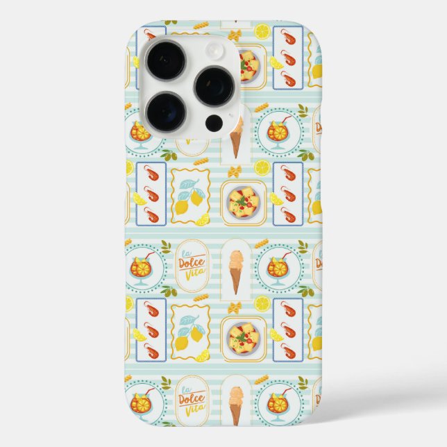 Funda iPhone 16 Pro Vibraciones Mediterráneas de Verano (Reverso )