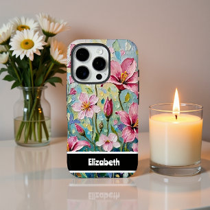 Funda iPhone 16 Pro Vibrante Pintado Floral Garden Smartphone