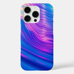 Funda iPhone 16 Pro Vibrante Resumen Olas de diseño estético moderno