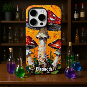 Funda iPhone 16 Pro Vibrante trío de hongos