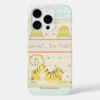 Funda iPhone 16 Pro Vintage Book Couja Les Voila Tiger
