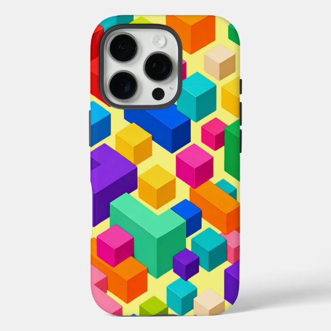 Funda iPhone 16 Pro Vivid Blockscape (Reverso )