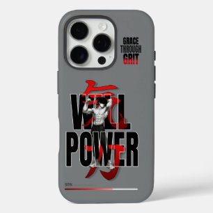 Funda iPhone 16 Pro VYTROS "WILLPOWER" Aptitud estética