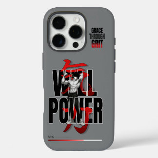 Funda iPhone 16 Pro VYTROS "WILLPOWER" Aptitud estética