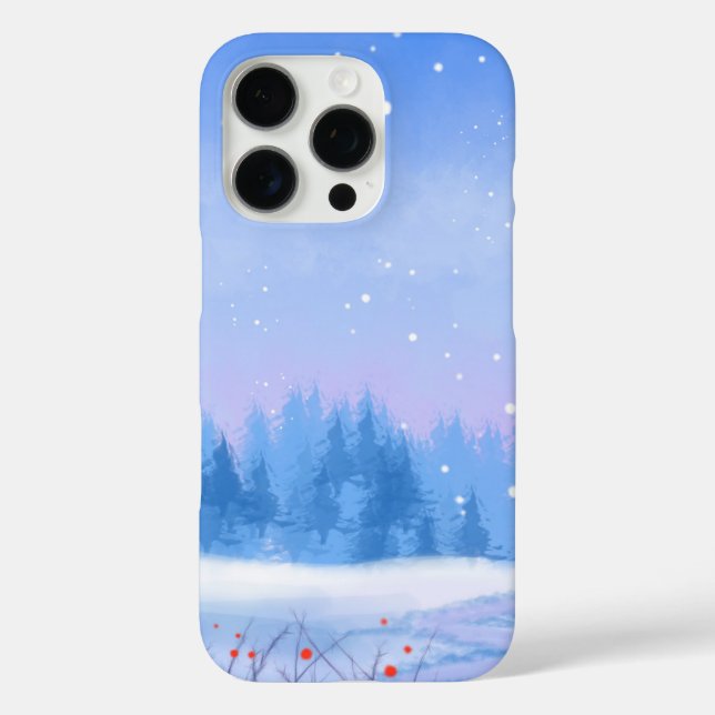 Funda iPhone 16 Pro Winter Wonderland, (Reverso )