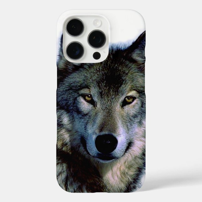 Funda iPhone 16 Pro Wolf Portrait (Reverso )