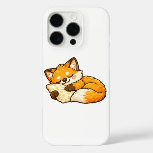 Funda iPhone 16 Pro Zorro Dormido Lindo y Acogedor