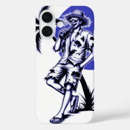 Funda iPhone 16 Prost unter Palmen im Urlaub