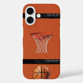 Funda iPhone 16 Protector Deportivo de Baloncesto