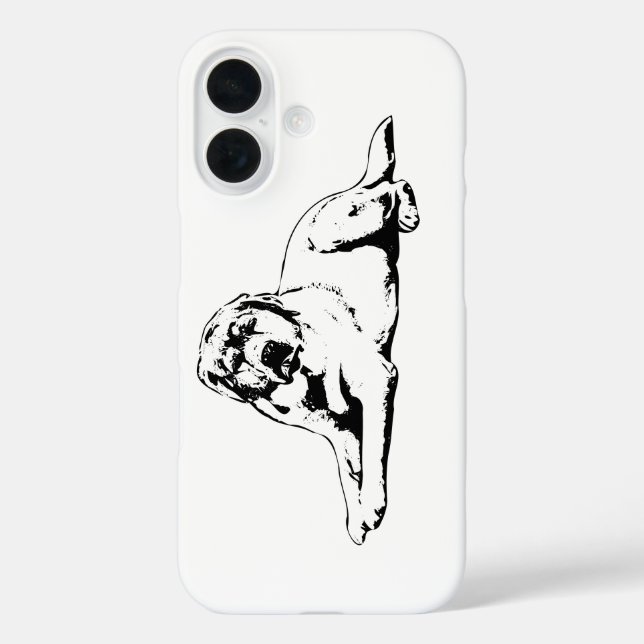 Funda iPhone 16 Protector gráfico de calma (Reverso )