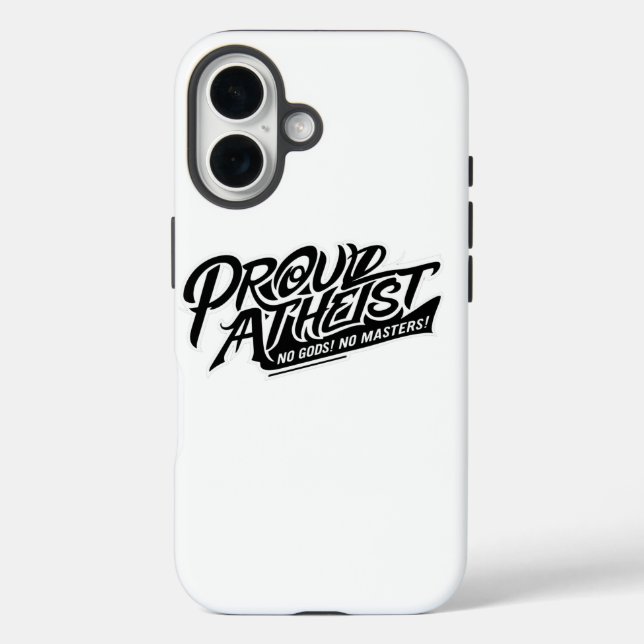 Funda iPhone 16 Proud Atheist (Reverso )