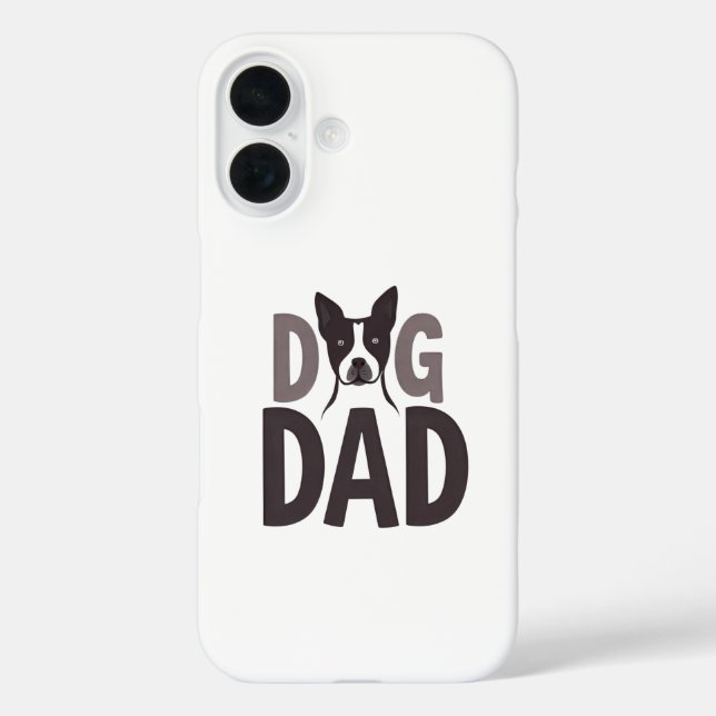 Funda iPhone 16 Proud Dog Dad Apparel & Accessories (Reverso )