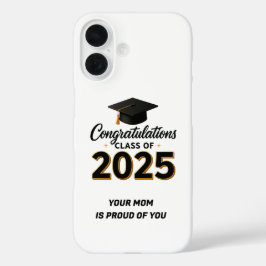 Funda iPhone 16 Proud, Protected, and Graduated – Happy Graduation