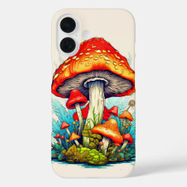 Funda iPhone 16 Provocando hongos silvestres en los bosques