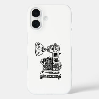 Funda iPhone 16 proyector de películas de la casa de la abuela