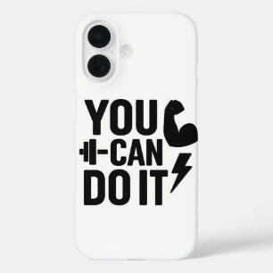 Funda iPhone 16 Puedes Hacerlo - Inspirador estuche de teléfono de