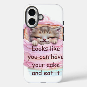 Funda iPhone 16 Puedes tomar pastel y comerlo