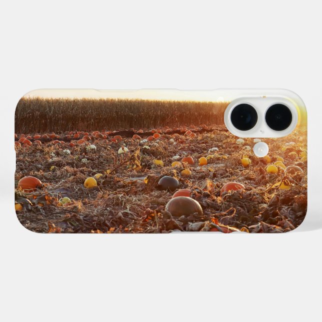 Funda iPhone 16 Pumpkin Patch Sunset C (Reverso (Horizontal))
