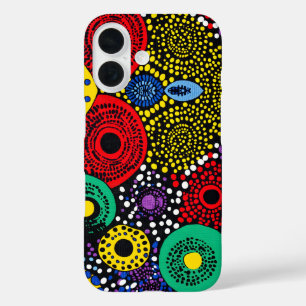 Funda iPhone 16 Punto abstracto art. 1