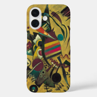 Funda iPhone 16 Puntos de Wassily Kandinsky, expresionismo vintage