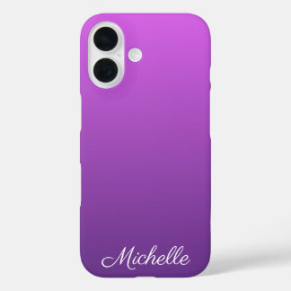 Funda iPhone 16 Púrpura personalizado