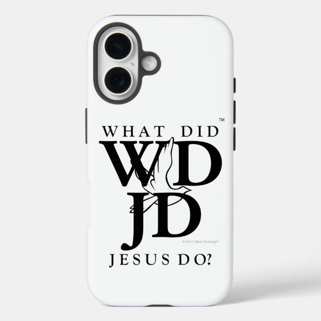 Funda iPhone 16 ¿Qué Hizo Jesús? (Reverso )
