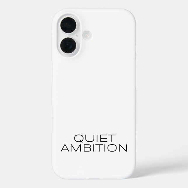 Funda iPhone 16 Quiet Ambition Sleek Phone Protector (Reverso )