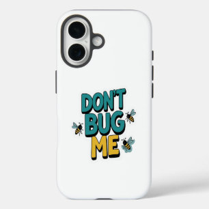 Funda iPhone 16 Quirky Bee Pun - No me engañes con arte