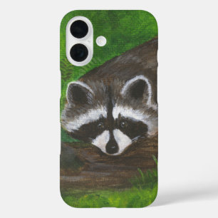 Funda iPhone 16 Raccoon