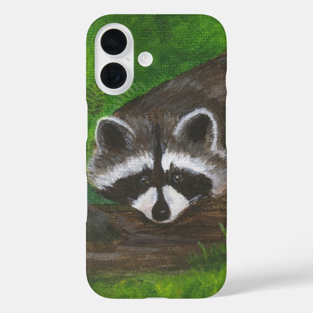 Funda iPhone 16 Raccoon (Reverso )