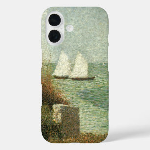 Funda iPhone 16 Rade de Grandcamp por Georges Seurat, Arte de époc