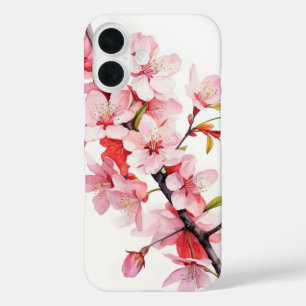 Funda iPhone 16 Rama de flor de cerezo