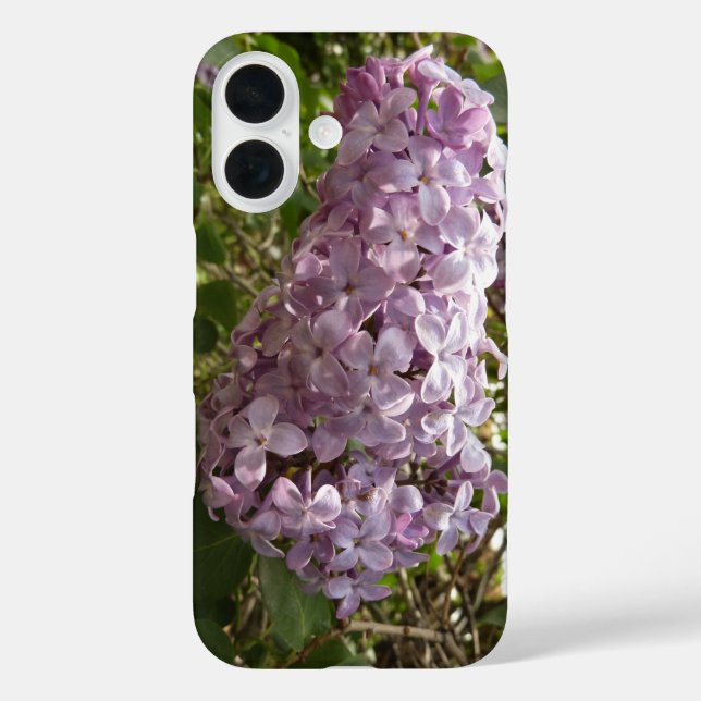 Funda iPhone 16 Ramo de Flores de Lila Primavera Floral (Reverso )