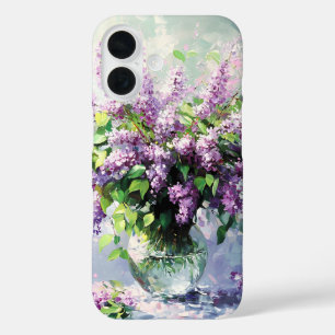 Funda iPhone 16 Ramo de Lilas en Flor de Lavanda