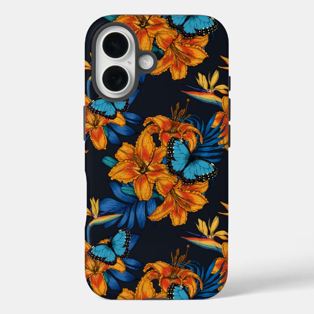 Funda iPhone 16 Ramo tropical (Reverso )
