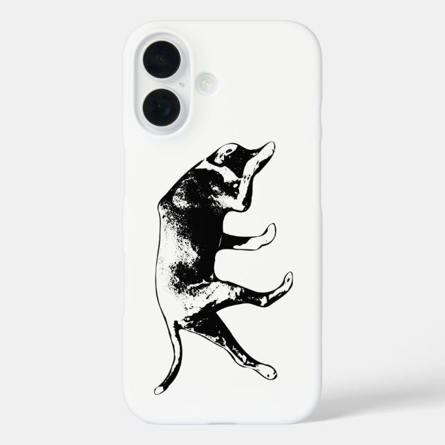 Funda iPhone 16 Rastreador de bolsillo - Sniffer elegante (Reverso )