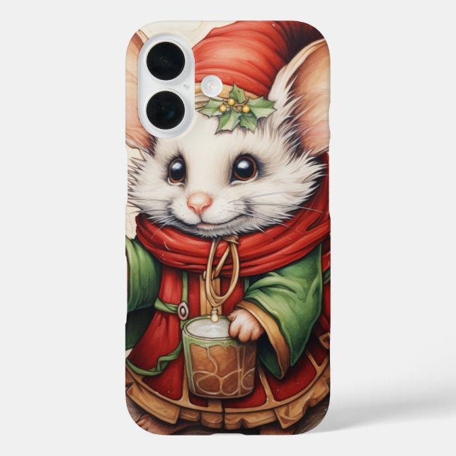 Funda iPhone 16 Ratón de vacaciones (Reverso )