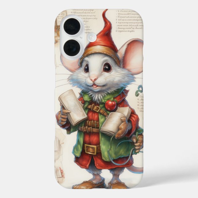 Funda iPhone 16 Ratón de vacaciones (Reverso )