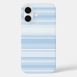 Funda iPhone 16 Rayas azules bebes